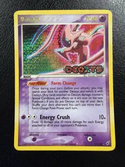 Deoxys (Attack Forme) 17/107 Ex Deoxys Reverse Holo Stamped HP/DMG - Image 1