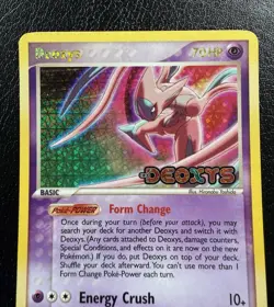 Deoxys (Attack Forme) 17/107 Ex Deoxys Reverse Holo Stamped HP/DMG - Image 2