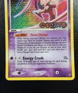 Deoxys (Attack Forme) 17/107 Ex Deoxys Reverse Holo Stamped HP/DMG - Image 4