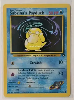 Sabrina's Psyduck #99 Pokemon Gym Challenge - Image 1