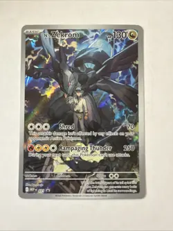 Pokemon TCG N's Zekrom 031/MEP Promo Full Art Holo Basic 130 HP English - Image 1