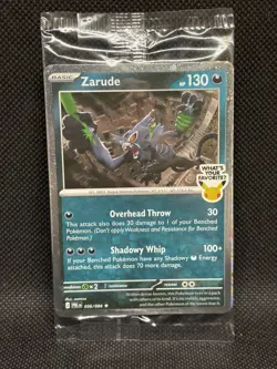 Pokemon TCG ZARUDE EB Games Promo Pikachu 30th Stamped SEALED Cosmos Holo - Image 1