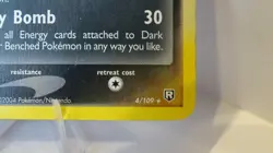 Dark Electrode 4/109 Holo EX Team Rocket Returns 2004 Pokemon Card MP - Image 3