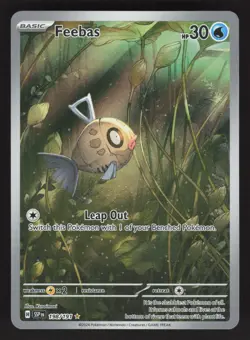 Feebas 198/191 Pokemon TCG SV08: Surging Sparks NM - Image 1