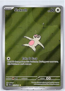 SLAKOTH 212/191 ILLUSTRATION RARE SURGING SPARKS POKEMON HOLO NEAR MINT - Image 1