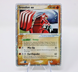 🔥 Groudon ex Ultra Rare Holo w/ Swirl 038 Black Star Promo MP Pokemon TCG 🔥 - Image 1