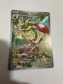 Flapple - 210/191 - Pokemon Surging Sparks Illustration Rare NM - Image 1