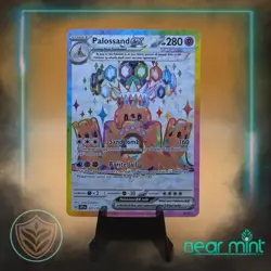 Pokemon TCG Surging Sparks Ultra Rare Full Art Card Palossand EX 221/191 - Image 1
