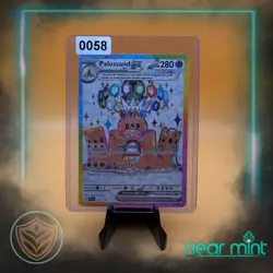 Pokemon TCG Surging Sparks Ultra Rare Full Art Card Palossand EX 221/191 - Image 3