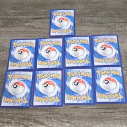 Pokemon TCG Eevee, Espeon, Umbreon, Jolteon, Leafeon 9 Card Lot Chinese Regular - Image 2