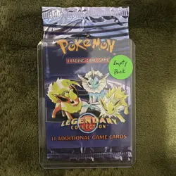 EMPTY Wizards of the Coast Pokemon Booster Pack Legendary Collection - Image 1