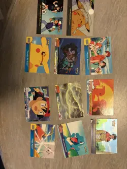 Topps Pokemon Movie Card Lot -Damaged - Image 1