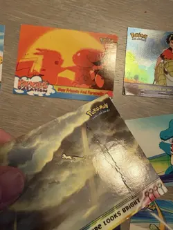 Topps Pokemon Movie Card Lot -Damaged - Image 2
