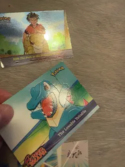 Topps Pokemon Movie Card Lot -Damaged - Image 4