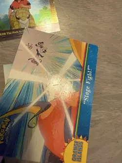 Topps Pokemon Movie Card Lot -Damaged - Image 5