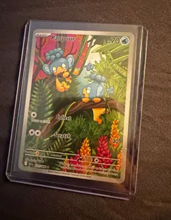 Pokemon Panpour 101/086 Sv: Black Bolt Illustration Rare Holo EN 70 HP - Image 1