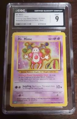 CGC 9 2023 Holo Pokemon Card Lot (2) Mimikyu ex 004 & Mr. Mime 013/034 - Image 2