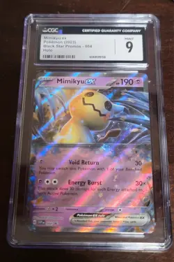 CGC 9 2023 Holo Pokemon Card Lot (2) Mimikyu ex 004 & Mr. Mime 013/034 - Image 4