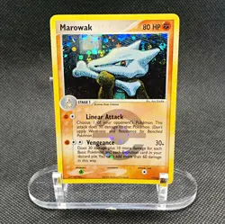 Pokemon TCG Marowak 7/112 FireRed & LeafGreen Reverse Holo Rare 80 HP ENG - Image 1