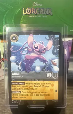 Disney Lorcana Winterspell Angel Experiment 624 191/204 Legendary Non-Foil NM - Image 1