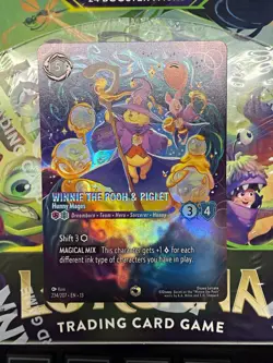 Disney Lorcana Winnie the Pooh & Piglet - Hunny Mages 234/207 Enchanted Foil EN - Image 1