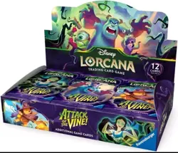 Disney Lorcana TCG Attack of the Vine! Booster Box 24 Booster Packs - IN HAND - Image 1