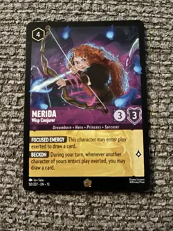 Disney Lorcana Merida - Wisp Conjurer Attack Of The Vine! 50/207 Nm - Image 1