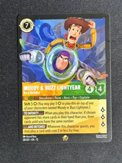 Disney Lorcana Woody & Buzz Lightyear - Best Buddies Attack Of The Vine! 28/207 - Image 1