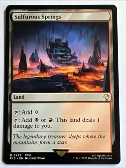 Sulfurous Springs MTG [FINAL FANTASY Commander] Near Mint - Image 1