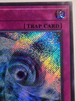 Konami Yu-Gi-Oh! White Hole LCKC-EN102 Secret Rare MISPRINT ERROR NO NAME - Image 3