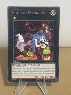 Yugioh Slacker Magician - CBLZ-EN053 - Rare - 1st Edition x1 - Near Mint - Image 1