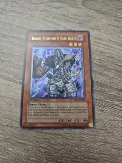 Yu-Gi-Oh Broww Huntsman of Dark World EEN-EN021 Ultimate Rare 1st Edition LP - Image 1