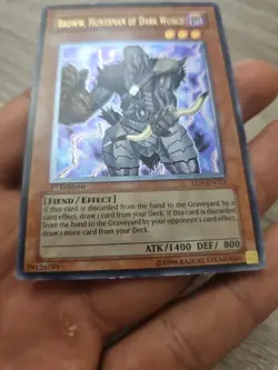 Yu-Gi-Oh Broww Huntsman of Dark World EEN-EN021 Ultimate Rare 1st Edition LP - Image 4