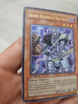 Yu-Gi-Oh Broww Huntsman of Dark World EEN-EN021 Ultimate Rare 1st Edition LP - Image 5