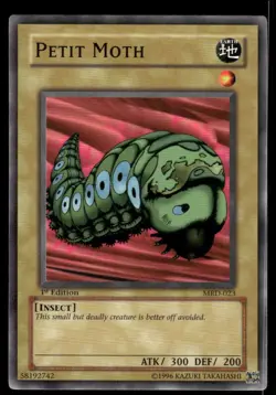 Petit Moth 1996 1st Edition Yu-Gi-Oh! TCG Card (NM) - Image 1