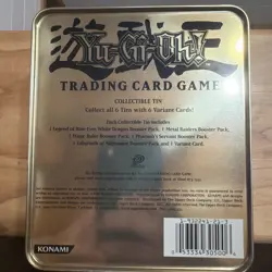 Yugioh 2003 Blue Eyes White Dragon Tin Empty - Image 2