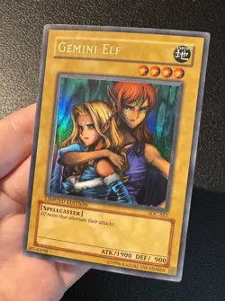 Yugioh Gemini Elf IOC-SE1 Limited Edition Ultra Rare Holo LP - Image 3