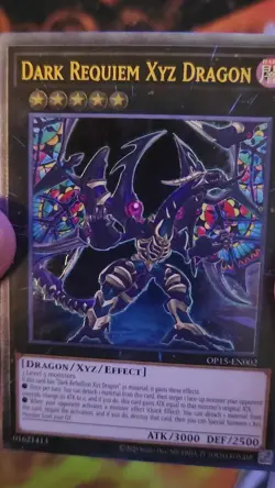 Dark Requiem XYZ Dragon Ultimate Rare OP-15 LP - Image 2