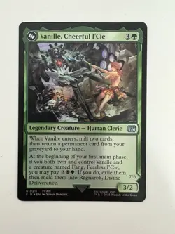 Vanille Cheerful I’Cie Foil MTG Magic the Gathering Card NM Near Mint FIN - Image 1