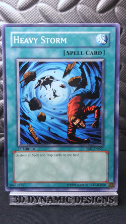 | Yugioh Heavy Storm YSD-EN027 1st Edition Common Starter Deck 2006 NM/LP 🔥 | - Image 1