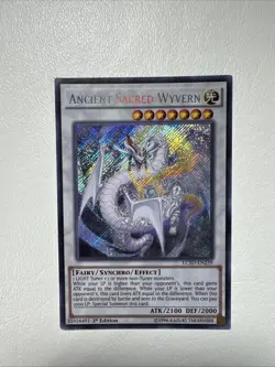 Ancient Sacred Wyvern [LC5D-EN239] VLP 1st Ed Secret Rare Holo Yugioh! - Image 1