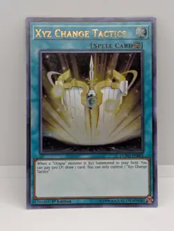 XYZ CHANGE TACTICS DUPO-EN065 DUEL POWER YU-GI-OH 1ST EDITION LP - Image 1