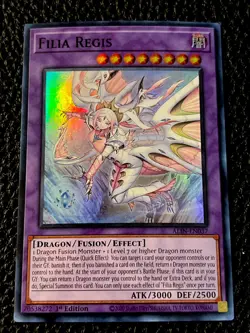 Filia Regis ALIN-EN037 Yugioh 1st Edition Super Rare - Image 1