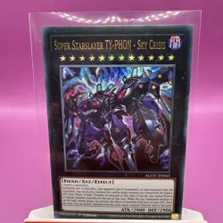 Yu-Gi-Oh Ultra Rare Super Starslayer TY-PHON Sky Crisis 1st Edition AGOV-EN042 - Image 1