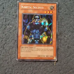 Konami Yu-Gi-Oh! TCG Kinetic Soldier WC4-002 WC 2004 GBA Promo Secret - Image 1