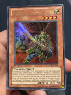 Yu-Gi-Oh! Legendary Six Samurai - Enishi STOR-EN021 Ultra Rare 1st Edition - Image 1