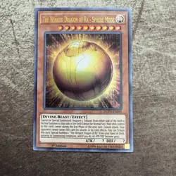 The Winged Dragon of Ra-Sphere Mode - DUPO-EN045 - Ultra Rare 1st Ed Yugioh - LP - Image 1