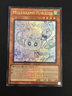 Yugioh! Mulcharmy Fuwalos WI26-EN010 Emblazoned Ultra OTS Logo Winner Card UR NM - Image 1