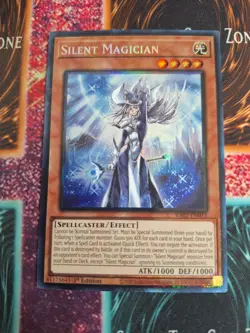 Yu-Gi-Oh! Silent Magician RA02-EN012 Collector's Rare 1st Edition Near Mint - Image 1