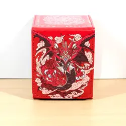 Slifer Deck Box w/ Card Window - PU Leather - TCG/CCG Storage - YuGiOh - Image 2
